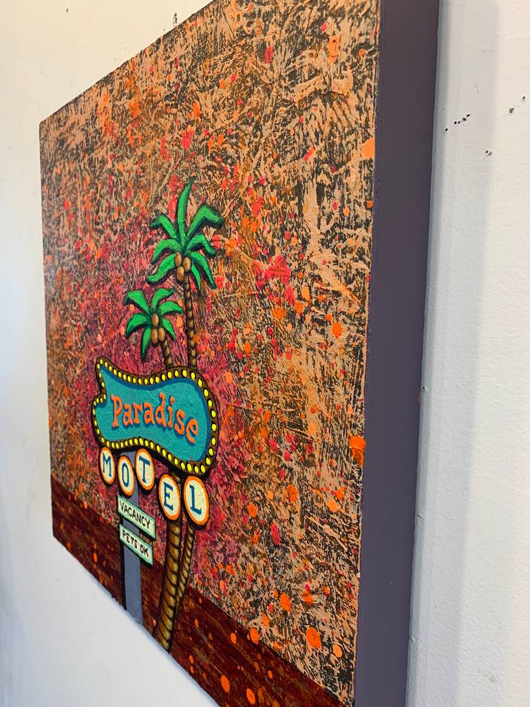 Original Expressionism Beach Painting by Rachel Paxton