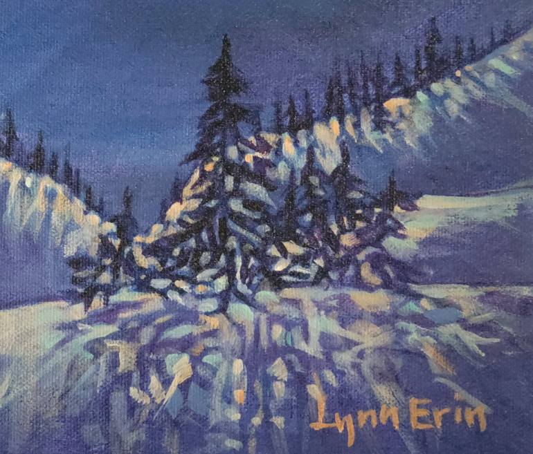 Original Abstract Expressionism Landscape Painting by Lynn Erin