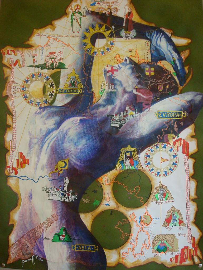 Original Figurative Women Painting by Gabriela Farnell