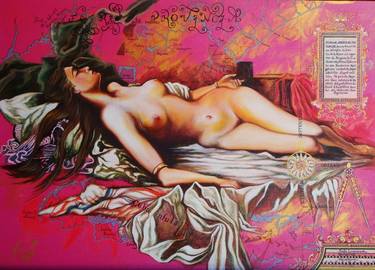 Original Figurative Women Paintings by Gabriela Farnell