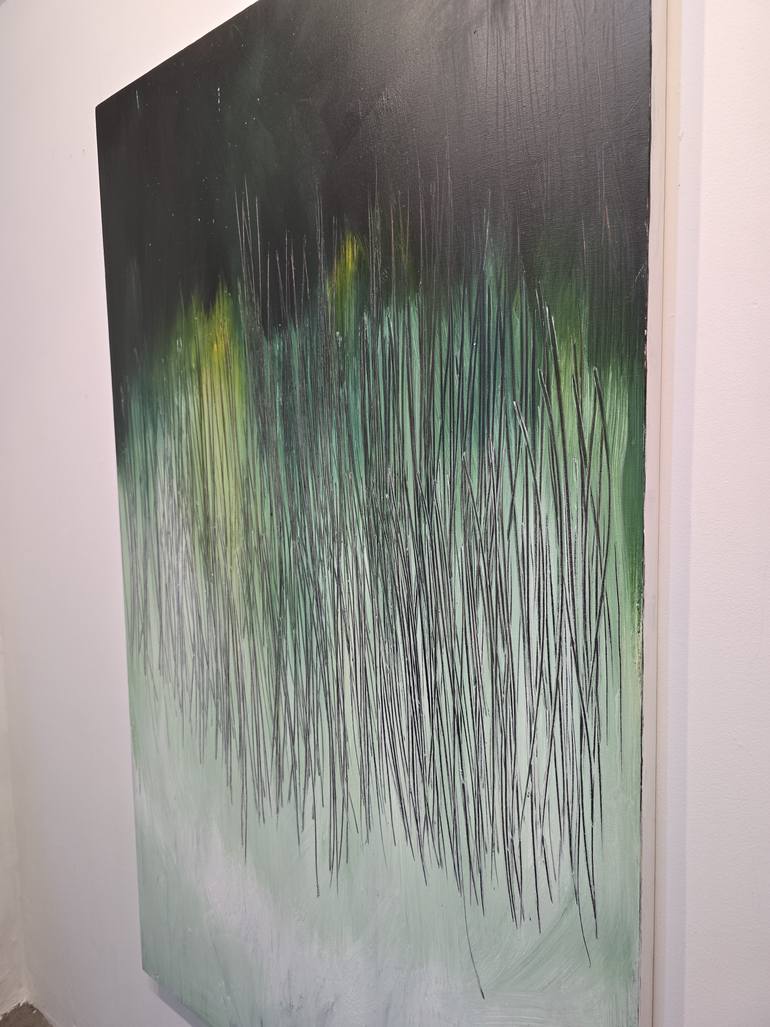 Original Abstract Expressionism Abstract Painting by Margot Waller Madgett