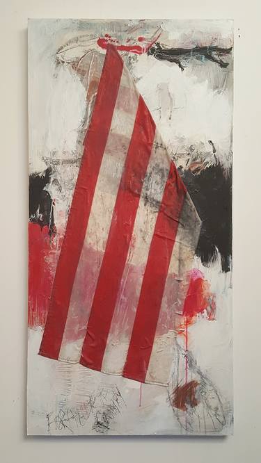 Original Abstract Politics Paintings by Margot Waller Madgett