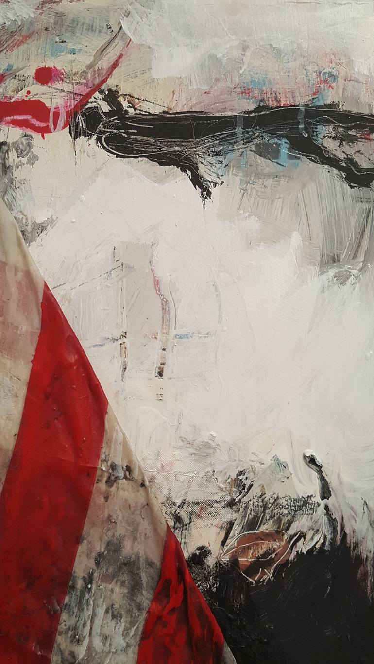 Original Abstract Politics Painting by Margot Waller Madgett