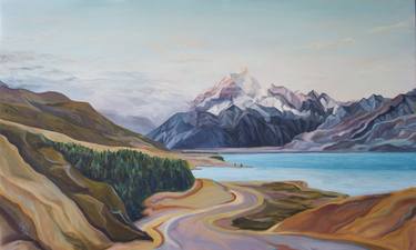 Original Expressionism Landscape Paintings by Kadira Jennings