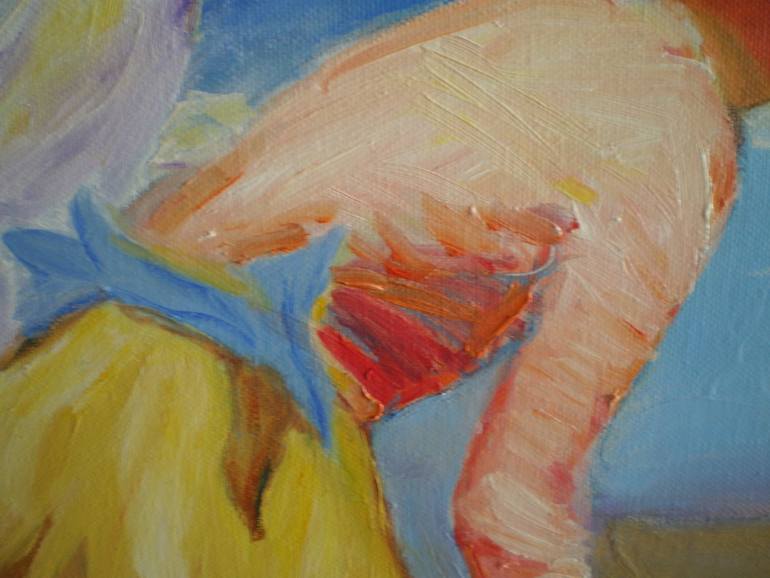 Original Impressionism Beach Painting by Laura Cerponi