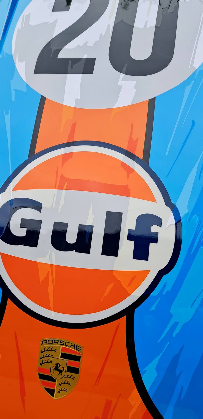 Original Abstract Car Painting by Joel Clark