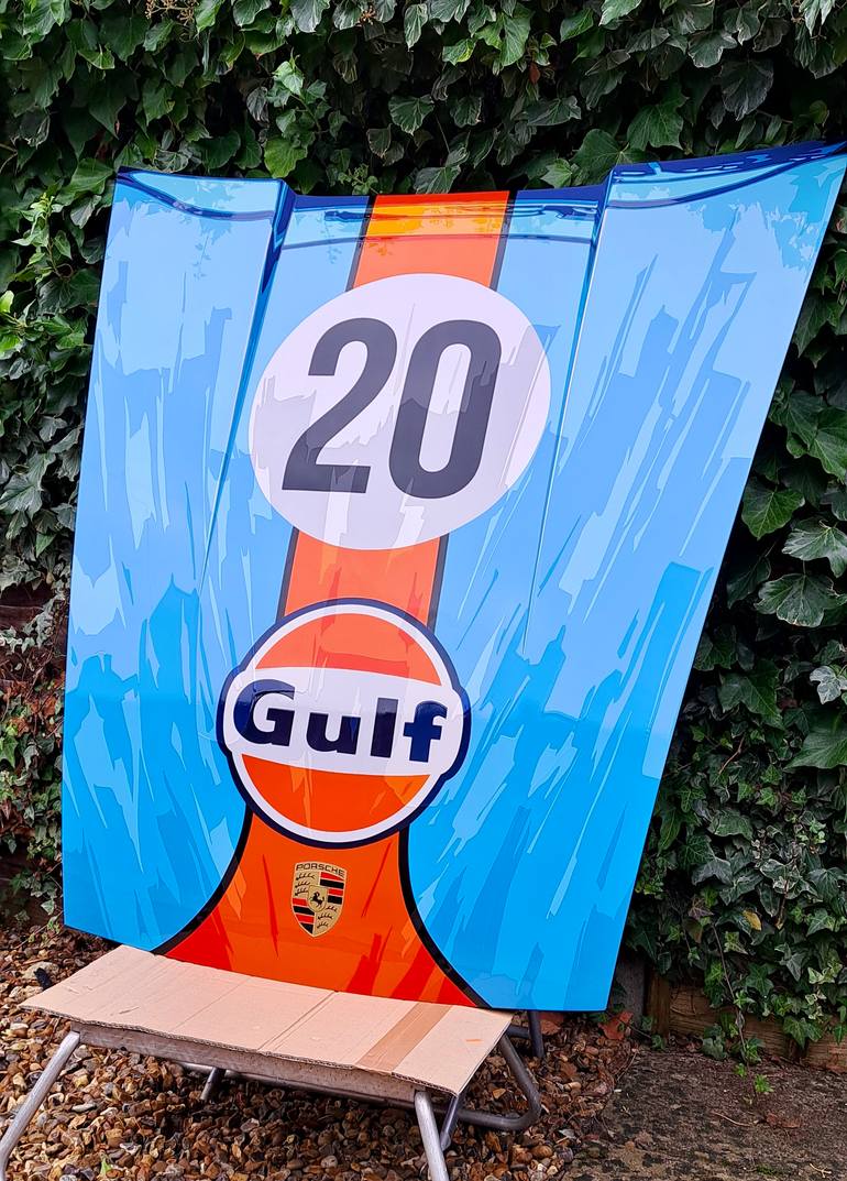 Original Abstract Car Painting by Joel Clark