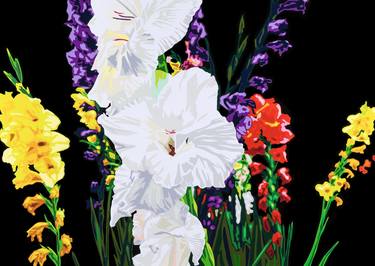 Original Floral Paintings by Joel Clark