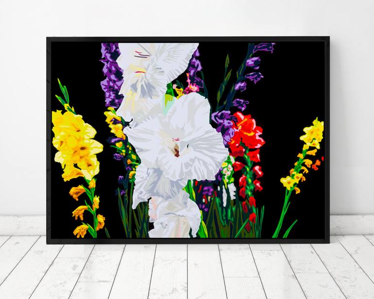 Original Impressionism Floral Painting by Joel Clark