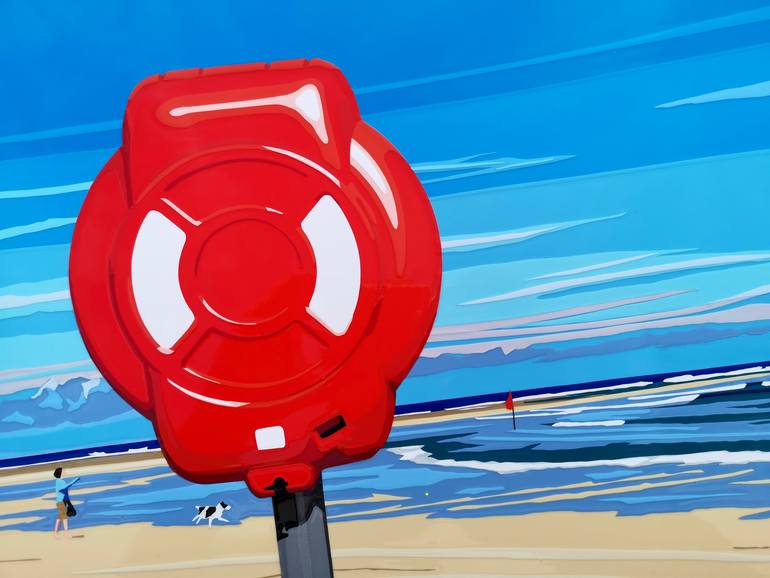 Original Contemporary Beach Painting by Joel Clark