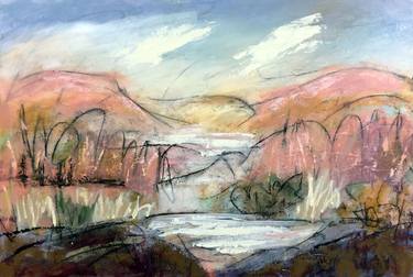 Original Abstract Landscape Paintings by Judy Wise