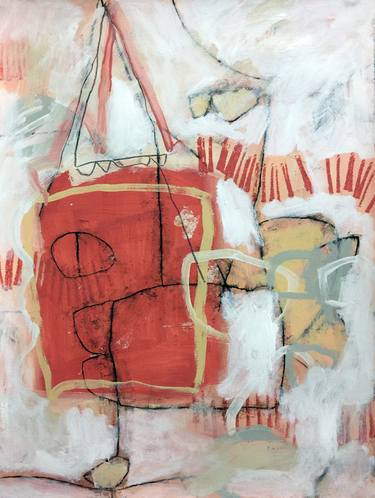 Original Dada Abstract Paintings by Judy Wise