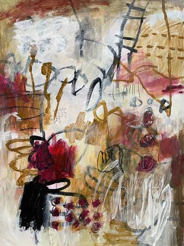 Original Expressionism Abstract Paintings by Judy Wise