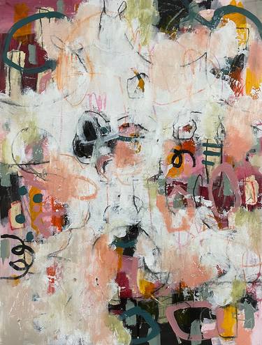 Original Abstract Expressionism Abstract Paintings by Judy Wise