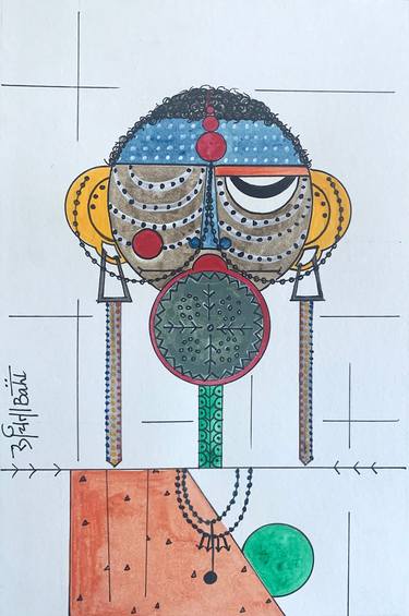 Original Abstract People Drawing by Ruchita Bahl