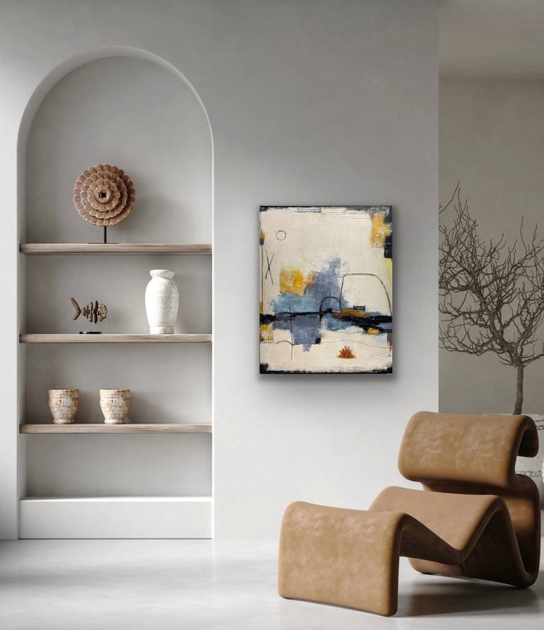 Original Abstract Landscape Painting by Shellie Garber