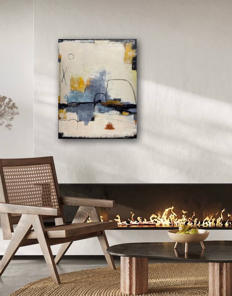 Original Abstract Landscape Painting by Shellie Garber