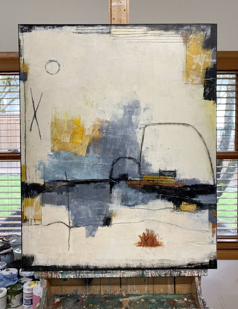 Original Abstract Landscape Painting by Shellie Garber