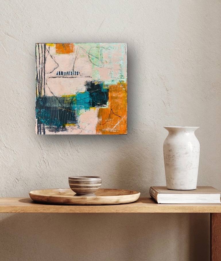 Original Abstract Expressionism Abstract Painting by Shellie Garber