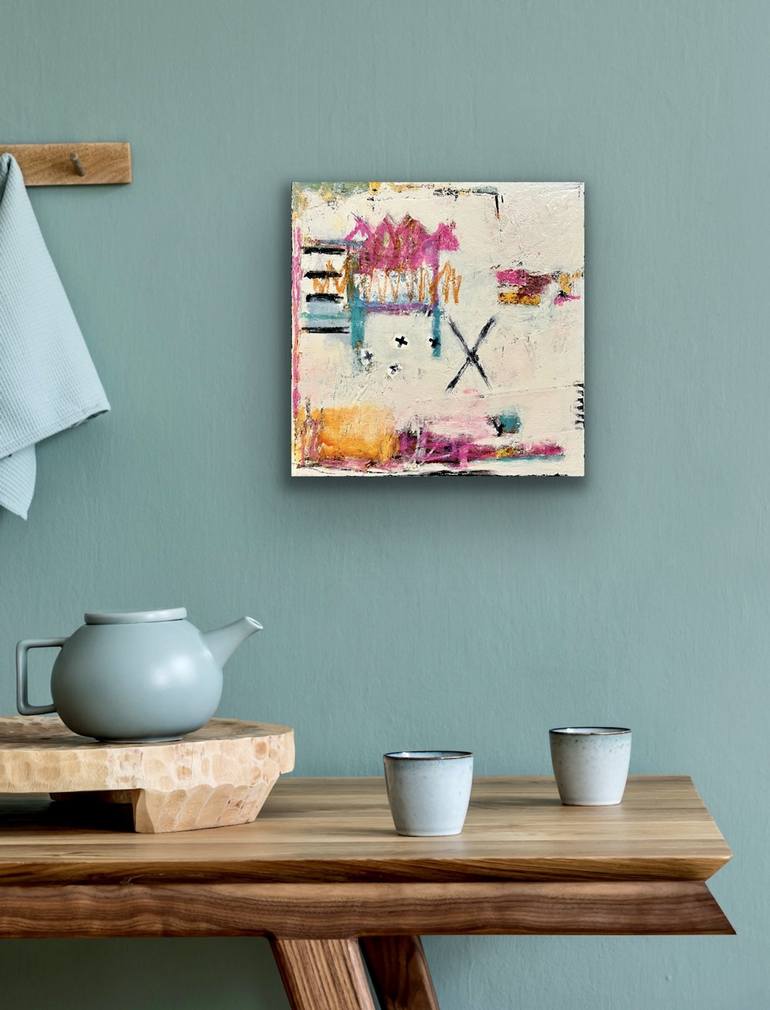 Original Abstract Mixed Media by Shellie Garber