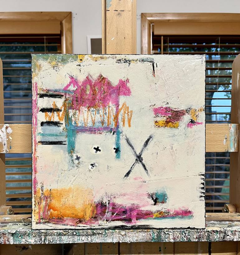 Original Abstract Mixed Media by Shellie Garber