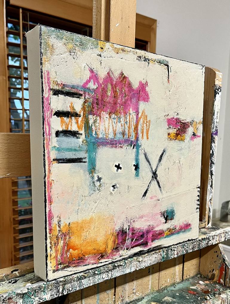 Original Abstract Mixed Media by Shellie Garber