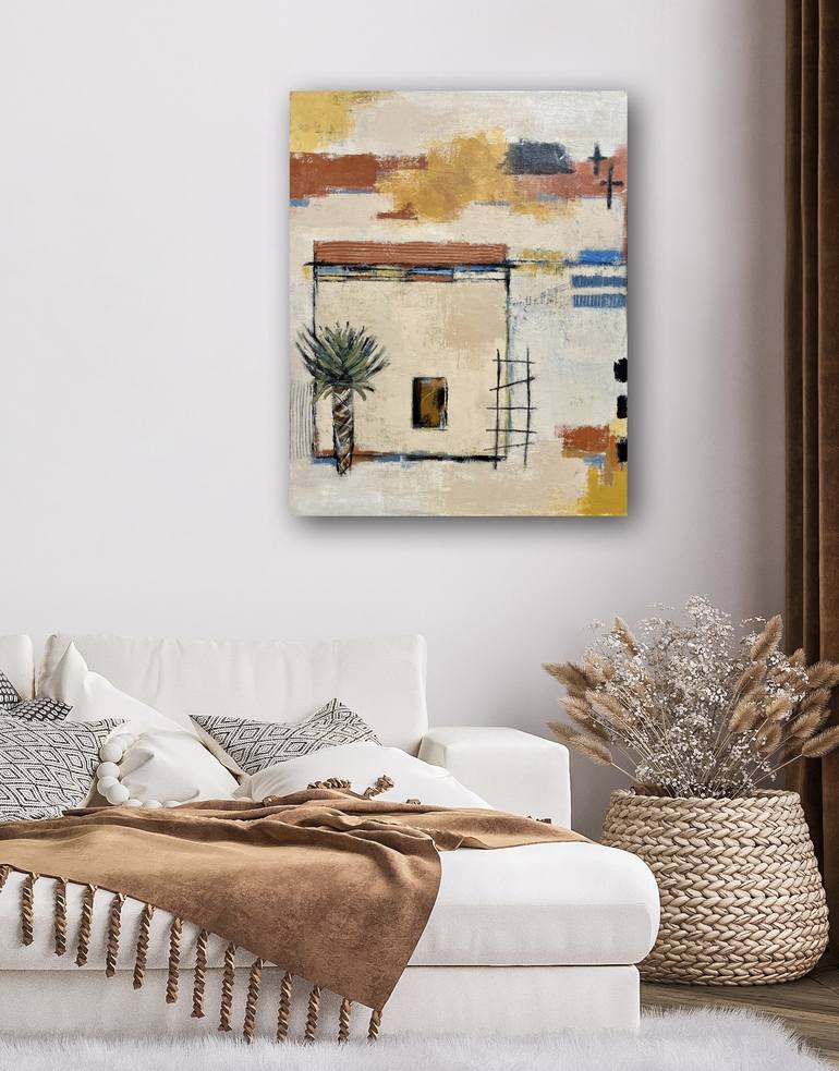 Original Architecture Painting by Shellie Garber