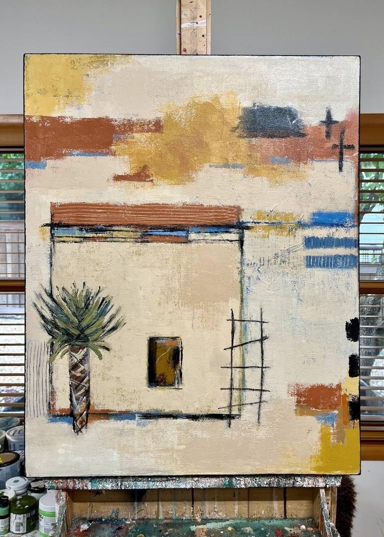 Original Contemporary Architecture Painting by Shellie Garber