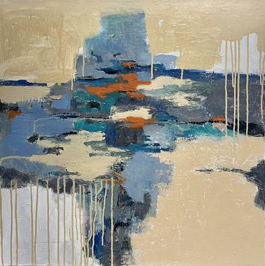 Original Abstract Expressionism Abstract Paintings by Shellie Garber