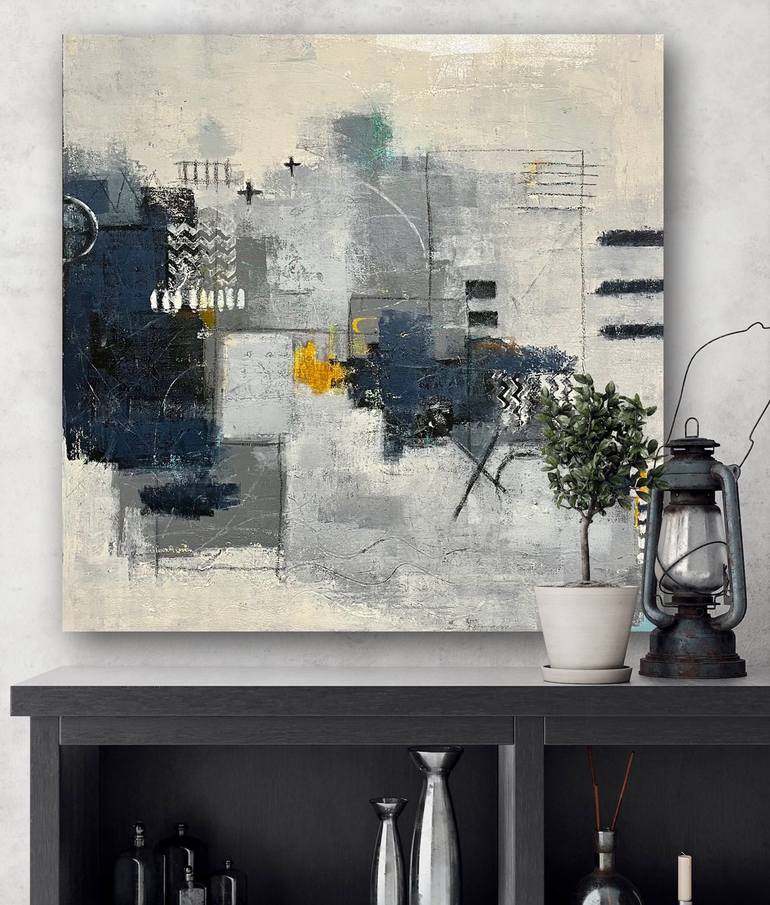 Original Abstract Landscape Painting by Shellie Garber