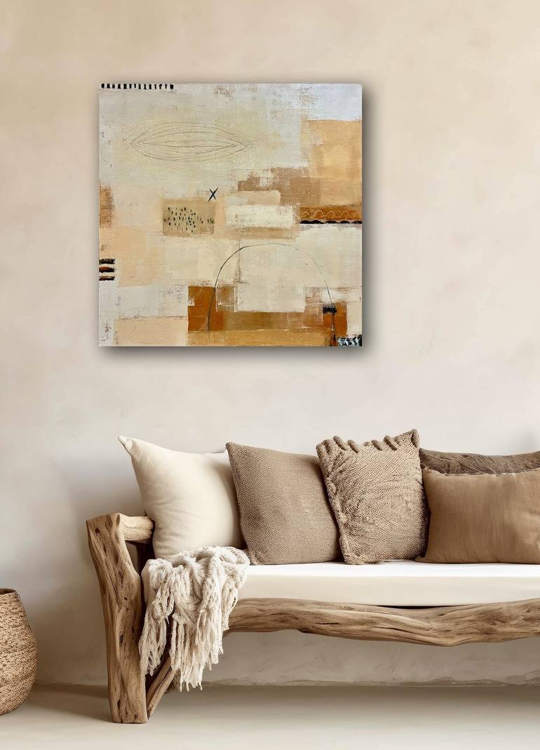 Original Abstract Landscape Painting by Shellie Garber