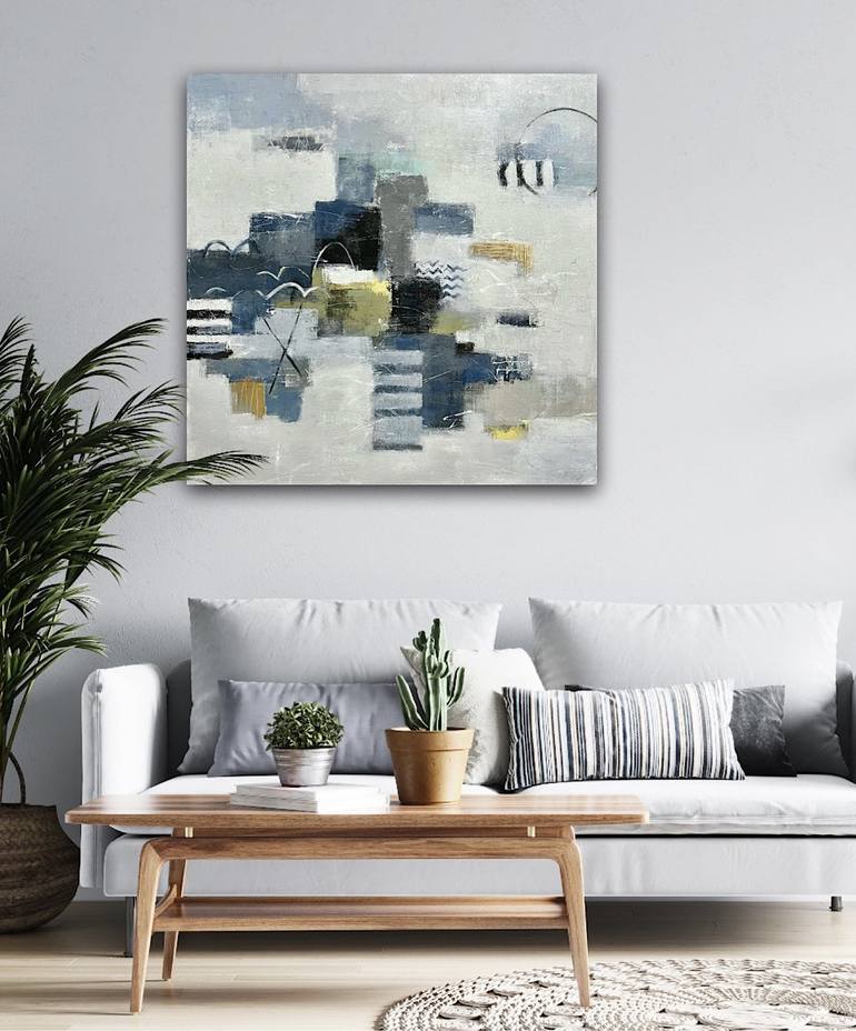 Original Abstract Landscape Painting by Shellie Garber