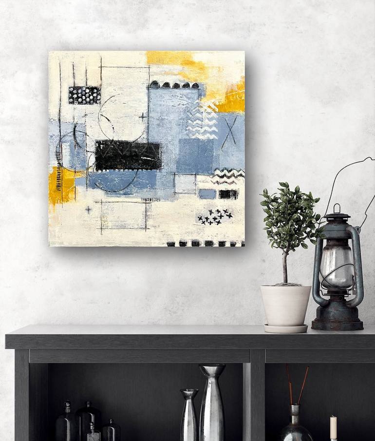 Original Abstract Landscape Painting by Shellie Garber