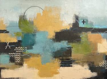 Original Abstract Landscape Paintings by Shellie Garber