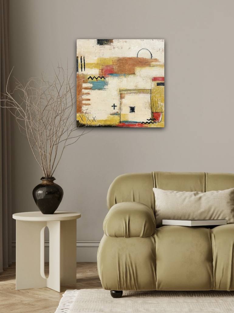 Original Abstract Home Painting by Shellie Garber
