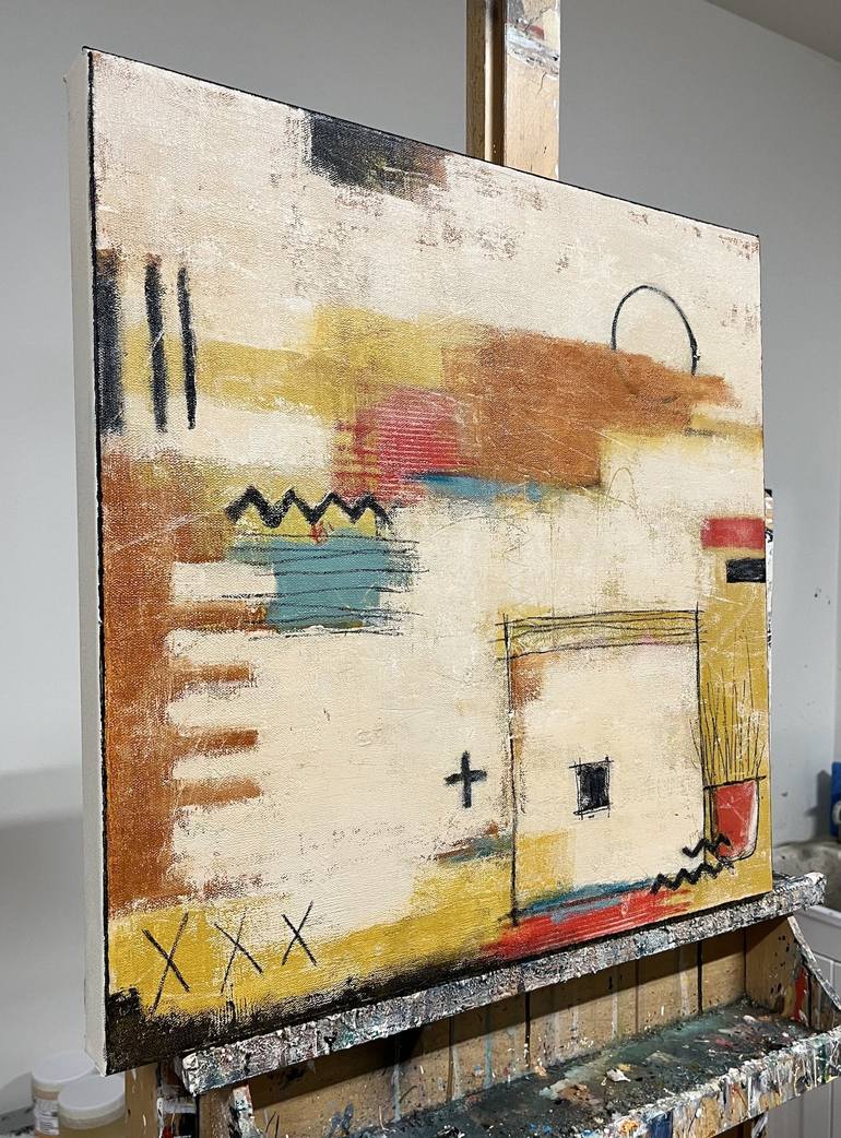 Original Abstract Home Painting by Shellie Garber