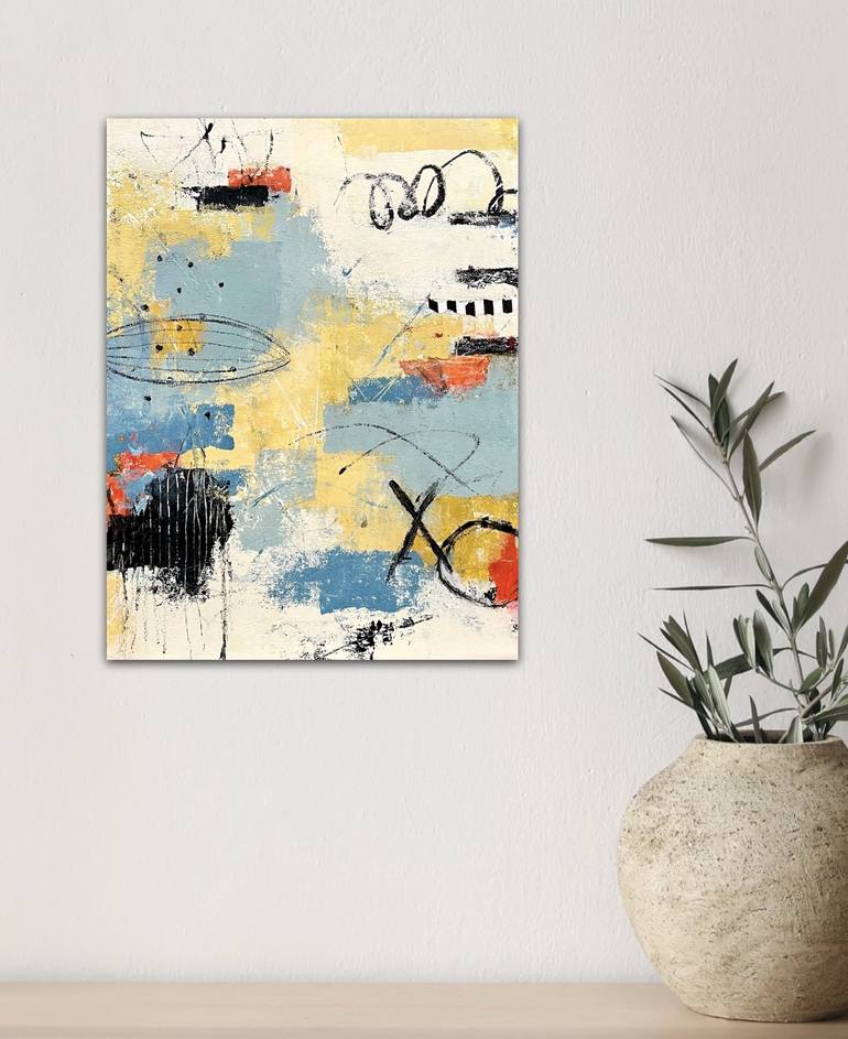 Original Abstract Expressionism Abstract Painting by Shellie Garber