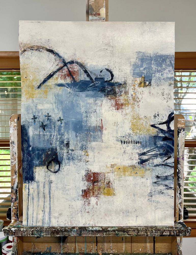 Original Abstract Landscape Painting by Shellie Garber