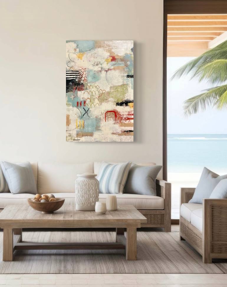 Original Abstract Expressionism Abstract Painting by Shellie Garber