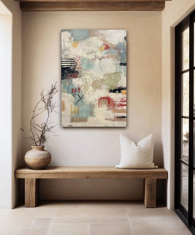 Original Abstract Expressionism Abstract Painting by Shellie Garber