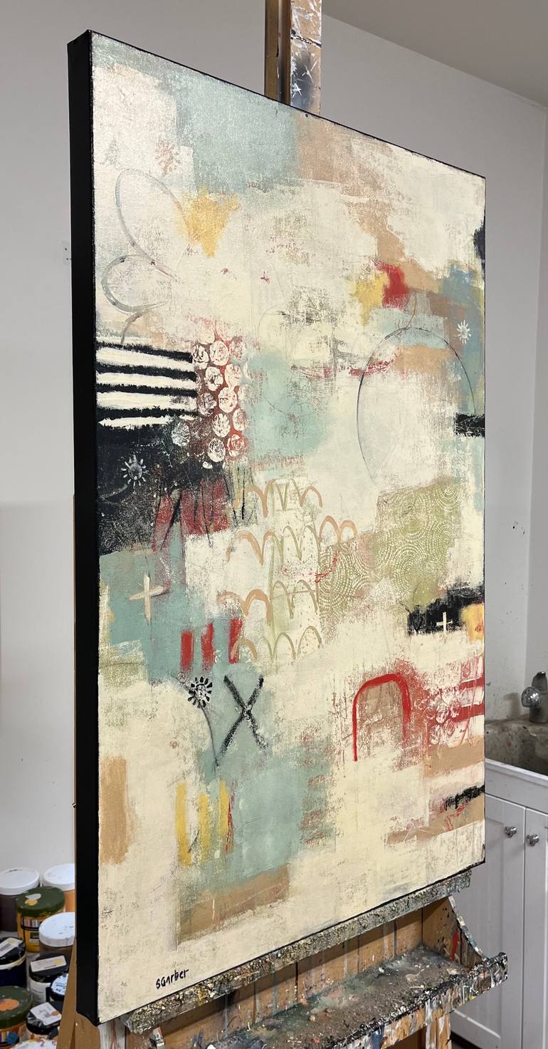 Original Abstract Expressionism Abstract Painting by Shellie Garber