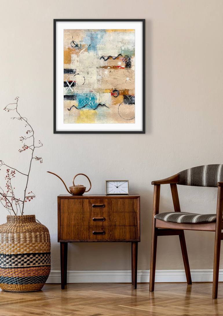 Original Abstract Landscape Painting by Shellie Garber