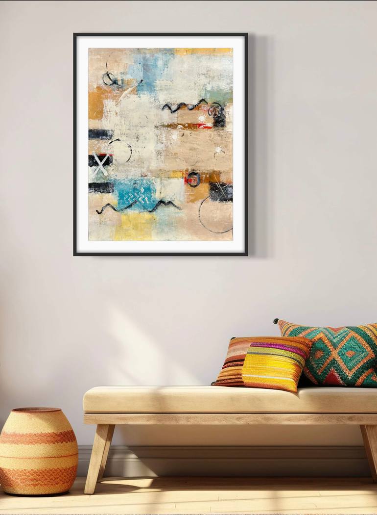 Original Abstract Landscape Painting by Shellie Garber