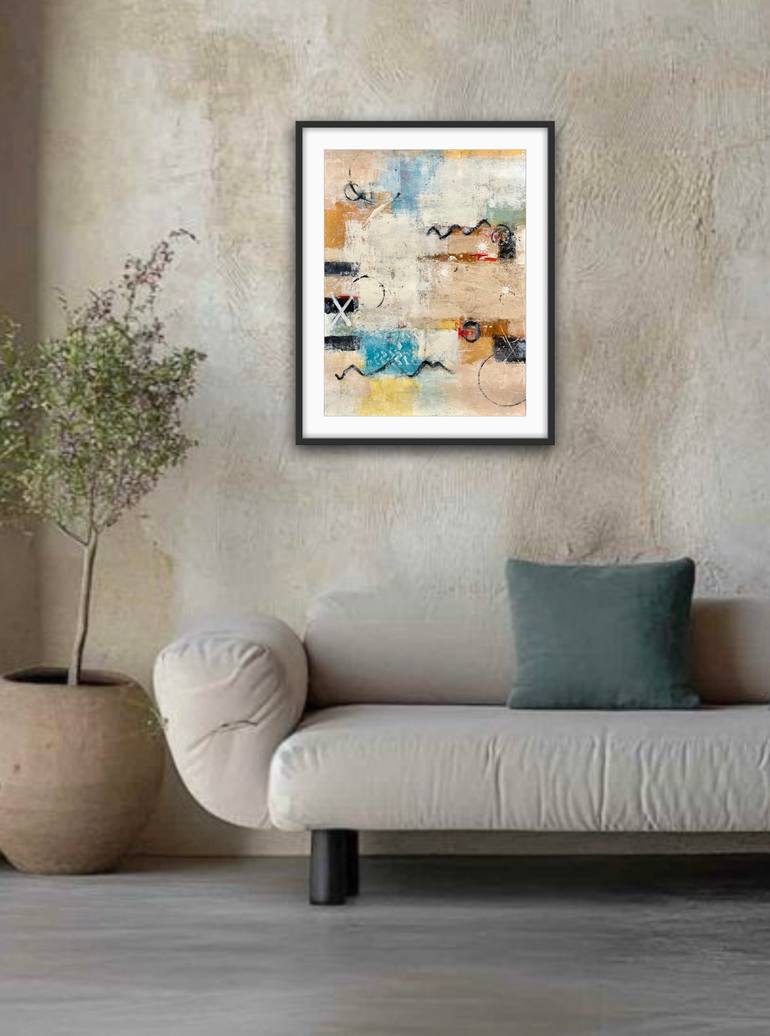 Original Abstract Landscape Painting by Shellie Garber