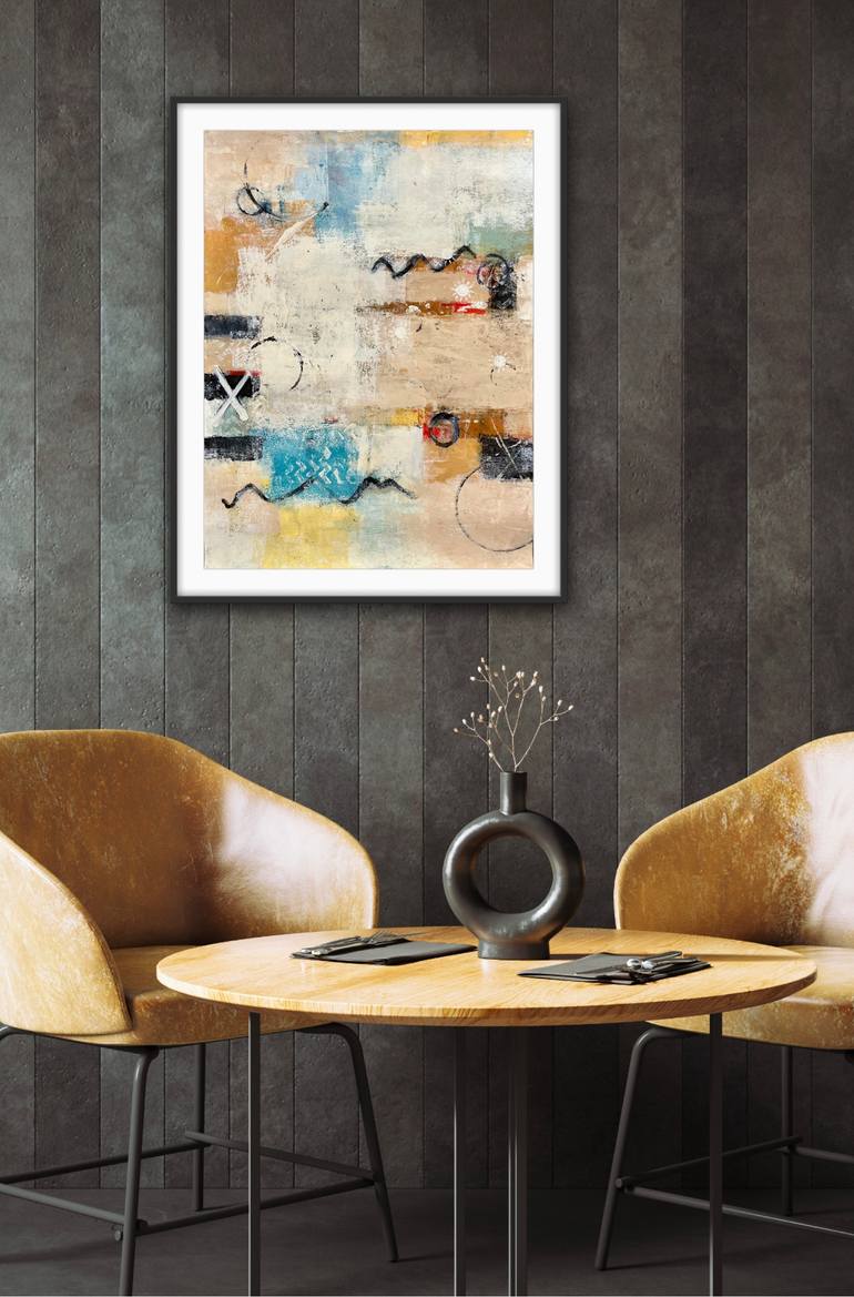 Original Abstract Landscape Painting by Shellie Garber