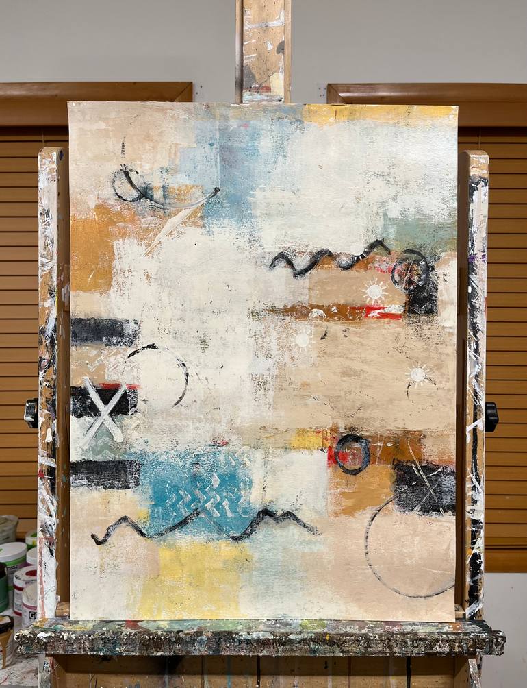 Original Abstract Landscape Painting by Shellie Garber