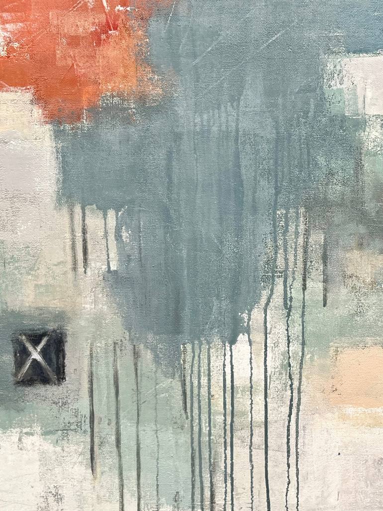 Original Abstract Beach Painting by Shellie Garber