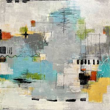 Original Abstract Landscape Paintings by Shellie Garber