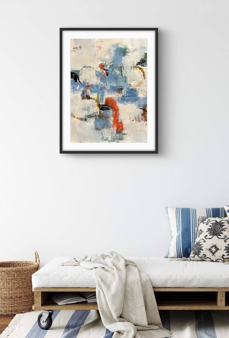 Original Abstract Expressionism Abstract Painting by Shellie Garber