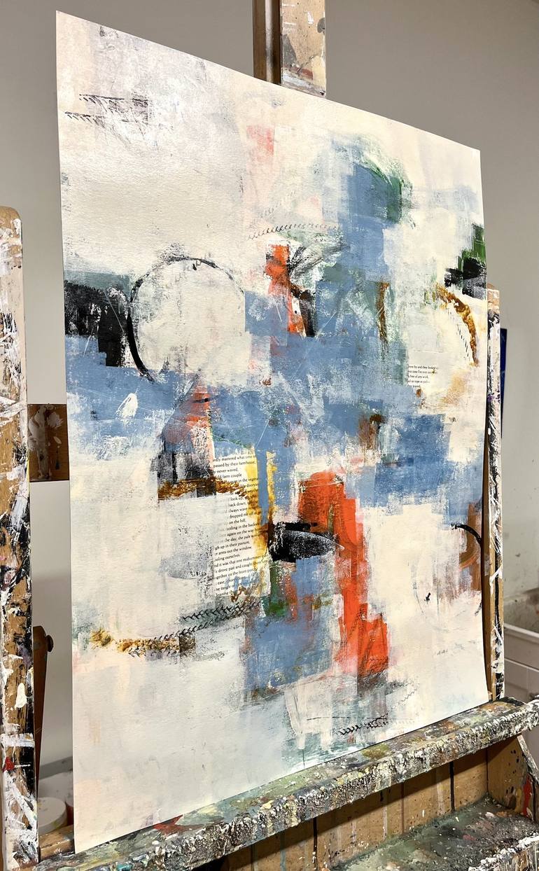 Original Abstract Expressionism Abstract Painting by Shellie Garber
